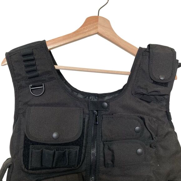 UTG Mens One Size Police Tactical Law Enforcement Vest Adjustable Hunting - Picture 6 of 12